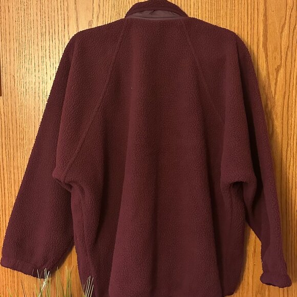NWT FP Movement X Hatch Hit The Slopes Fleece Jacket Deep Maroon size- SMALL - Picture 8 of 8
